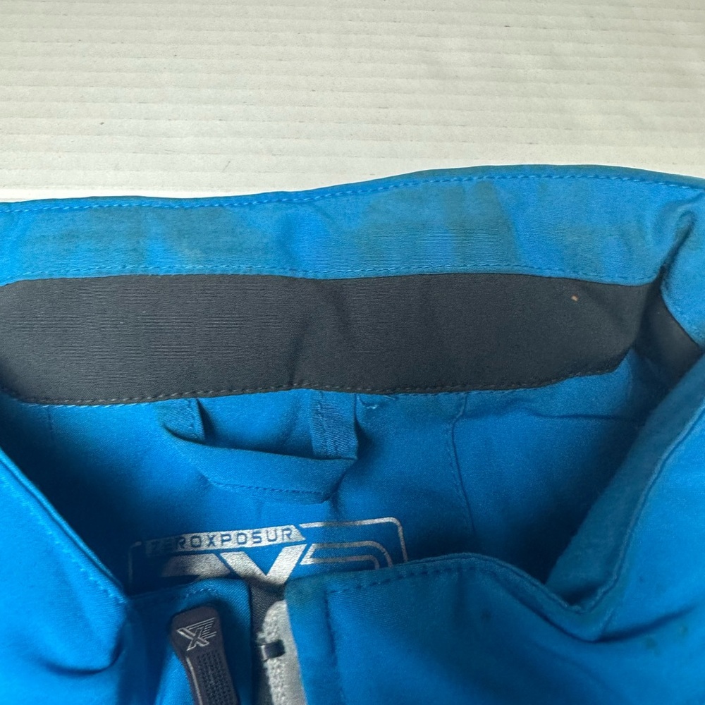 ZeroXposure Performance Jacket Mens Large Blue Full Zip Long Sleeve Windbreaker - Picture 4 of 11